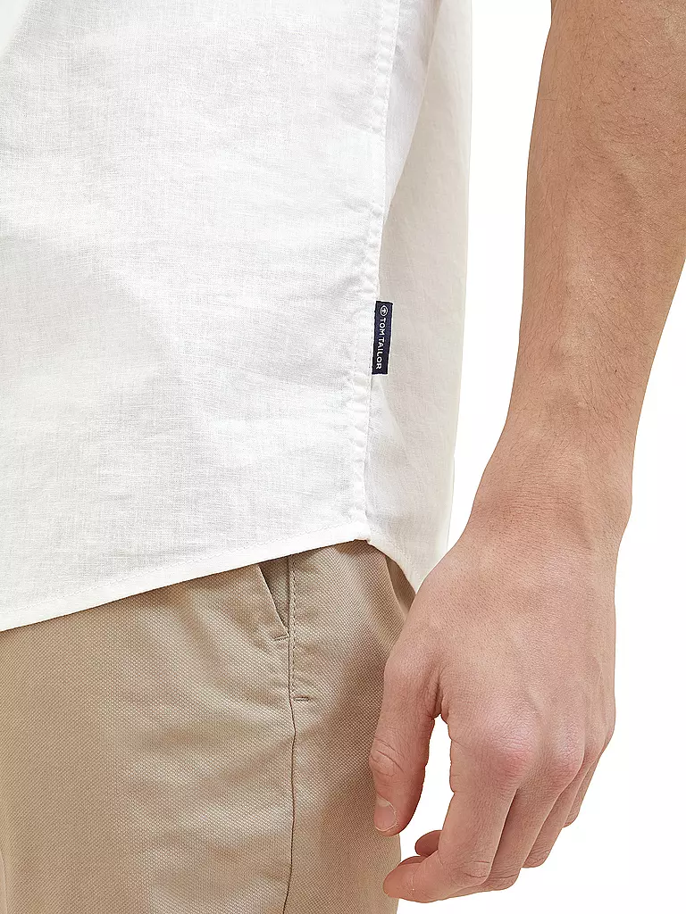 TOM TAILOR | Hemd Regular Fit | Bianco