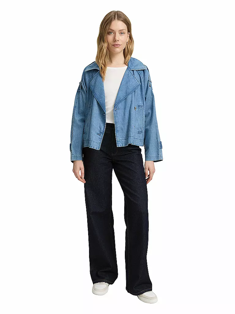 TOM TAILOR | Jeans a gamba larga | Blu scuro