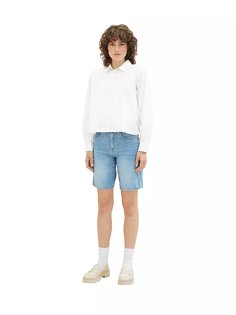 TOM TAILOR | Jeans Shorts | Blu chiaro