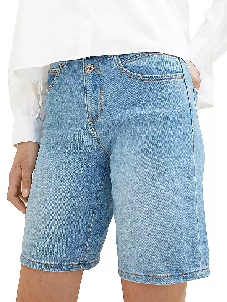 TOM TAILOR | Jeans Shorts | Blu chiaro