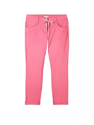 TOM TAILOR | Pantaloni Tapered Relaxed Fit | Fucsia