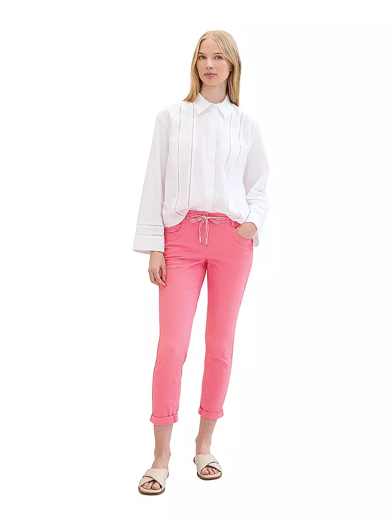 TOM TAILOR | Jeans Tapered Relaxed Fit | Fucsia