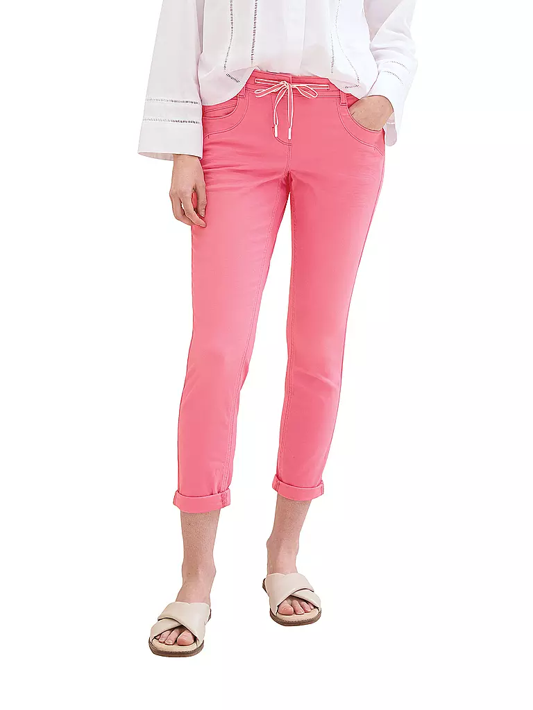 TOM TAILOR | Jeans Tapered Relaxed Fit | Fucsia
