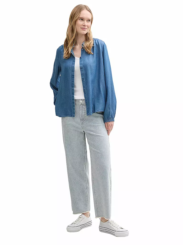 TOM TAILOR | Jeansbluse | Blu