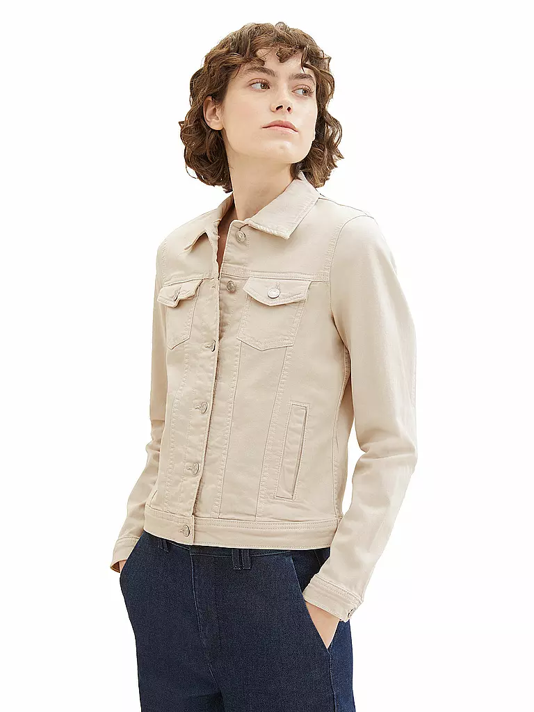 TOM TAILOR | Jeansjacke | Beige