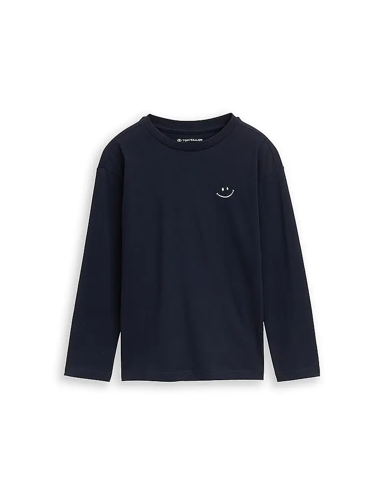 TOM TAILOR | Jungen Langarmshirt  | Blu scuro