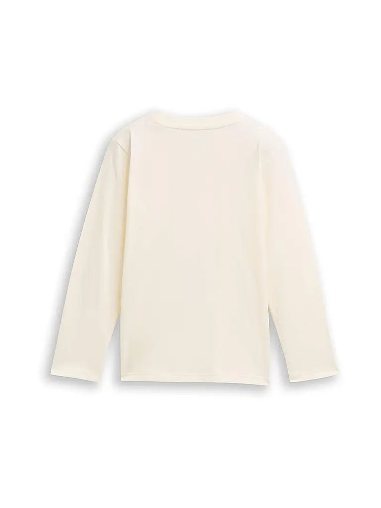TOM TAILOR | Jungen Langarmshirt  | Bianco