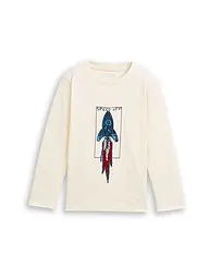 TOM TAILOR | Jungen Langarmshirt | Bianco