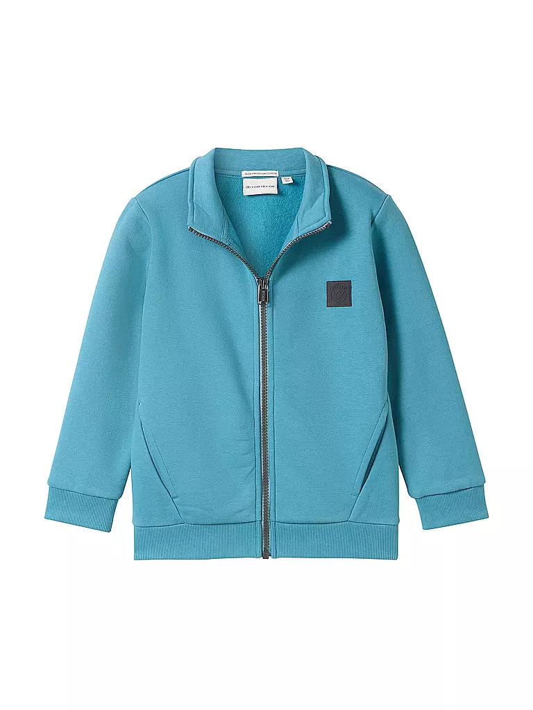 TOM TAILOR | Jungen Sweatjacke  | Petrolio