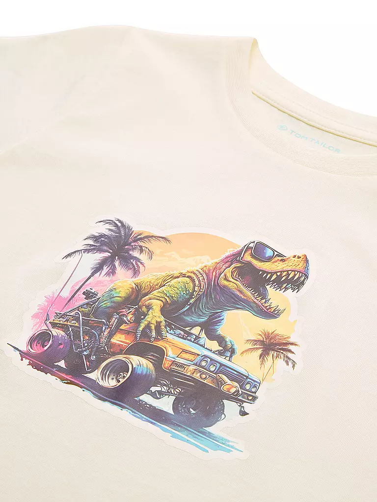 TOM TAILOR | Jungen T-Shirt  | Bianco
