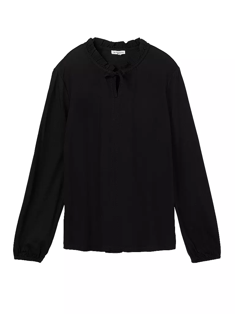 TOM TAILOR | Langarmshirt  | Nero