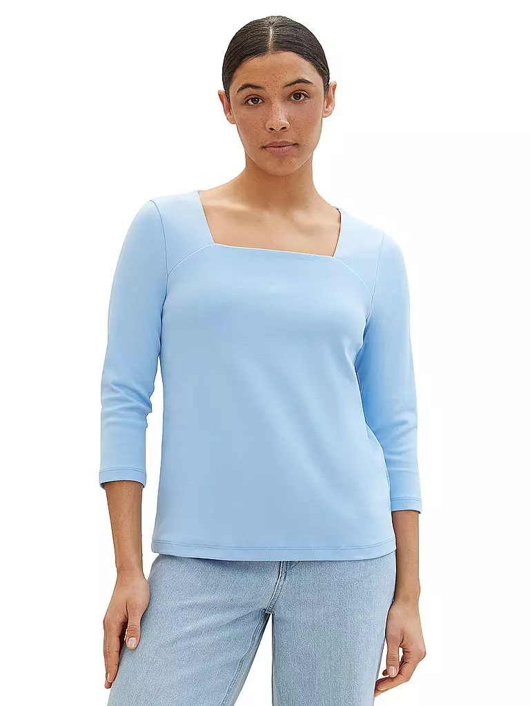 TOM TAILOR | Langarmshirt  | Blu