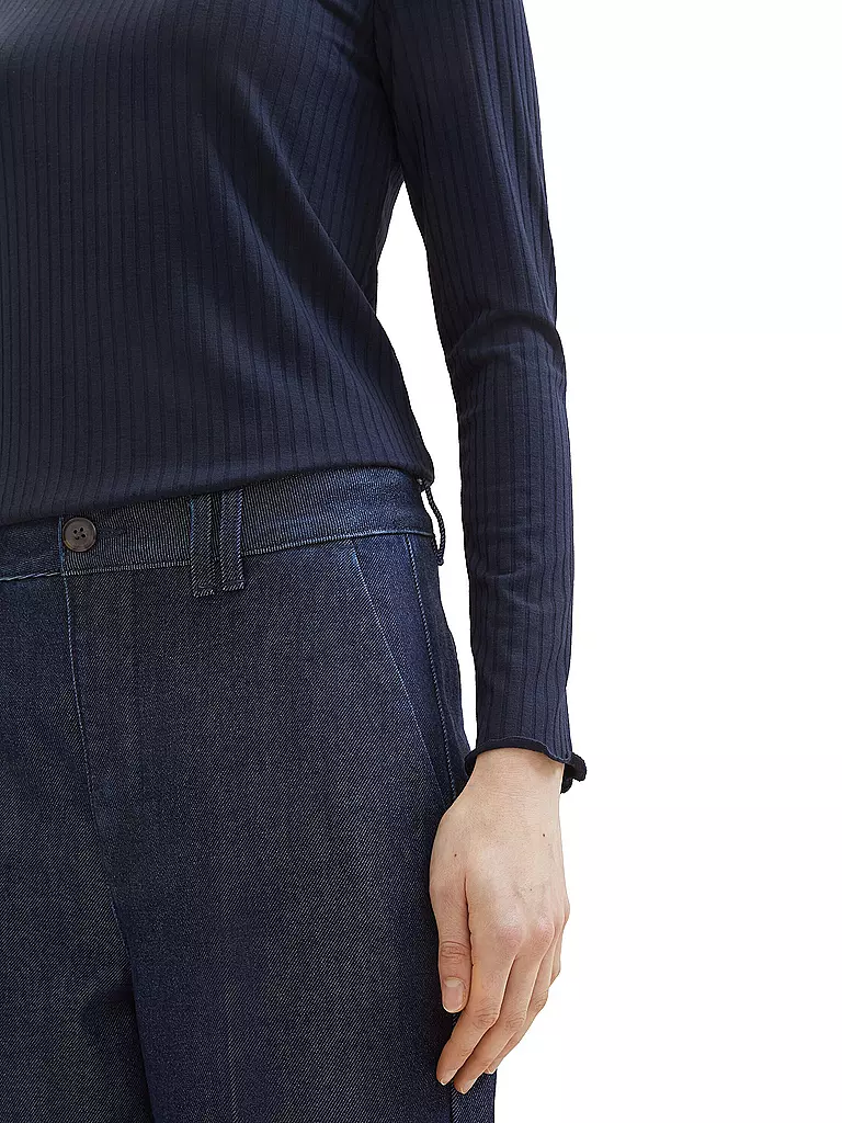 TOM TAILOR | Langarmshirt  | Blu
