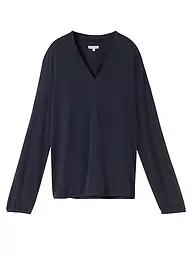 TOM TAILOR | Langarmshirt | Blu scuro