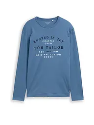 TOM TAILOR | Langarmshirt | Blu