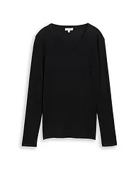 TOM TAILOR | Langarmshirt | Nero