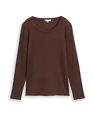 TOM TAILOR | Langarmshirt | Marrone