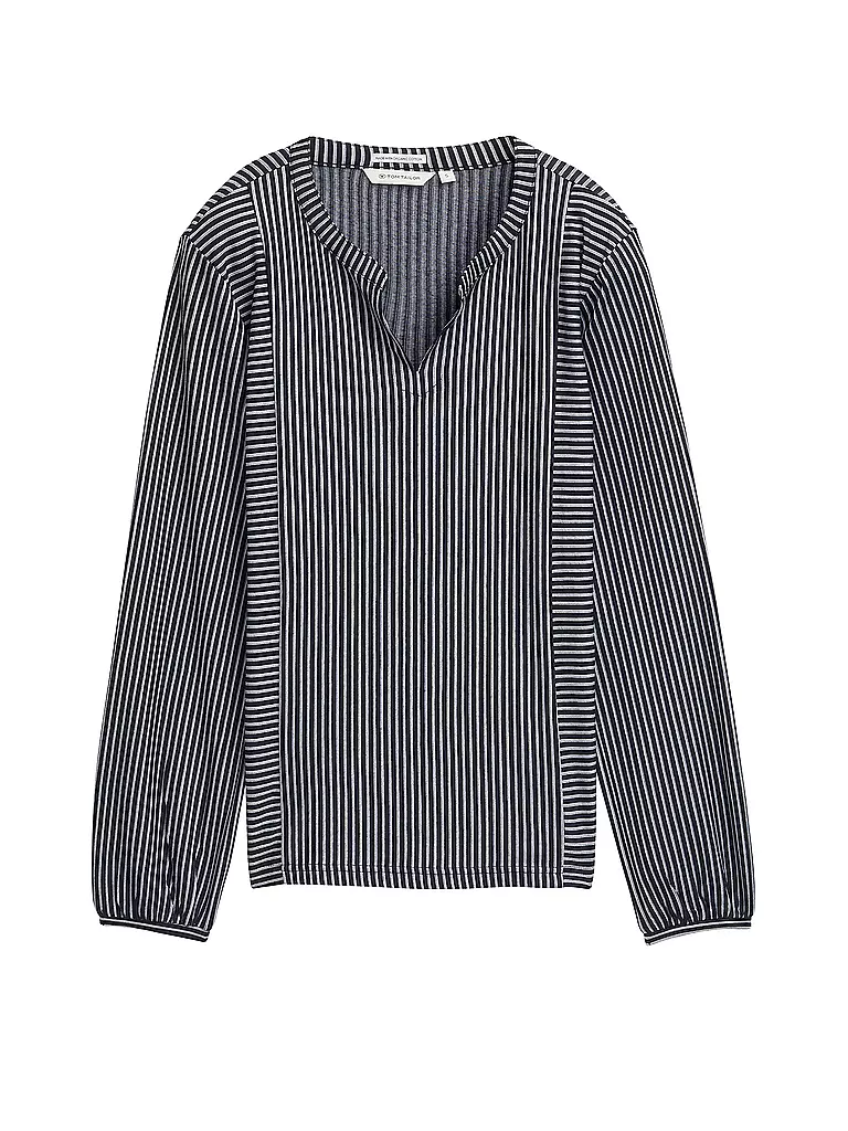 TOM TAILOR | Langarmshirt | Blu scuro