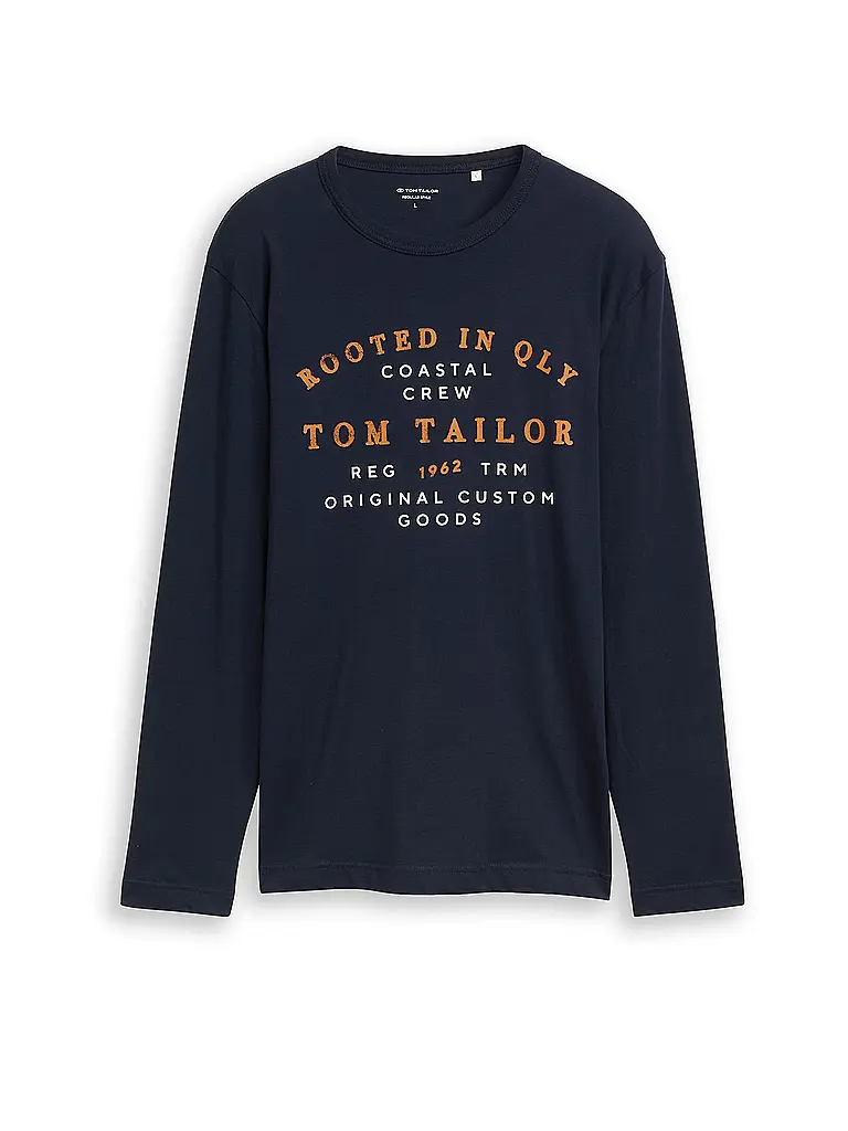TOM TAILOR | Langarmshirt | Blu