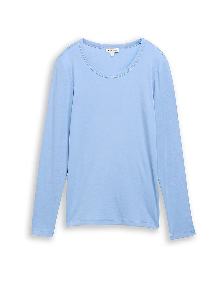 TOM TAILOR | Langarmshirt | Blu chiaro
