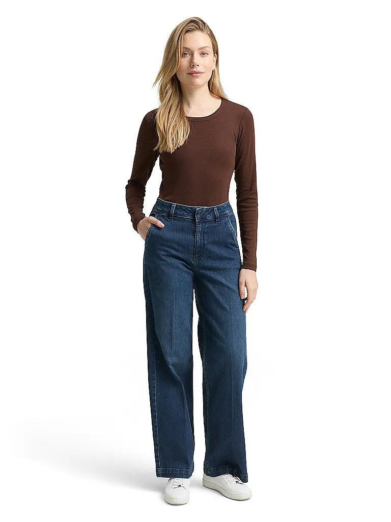 TOM TAILOR | Langarmshirt | Marrone