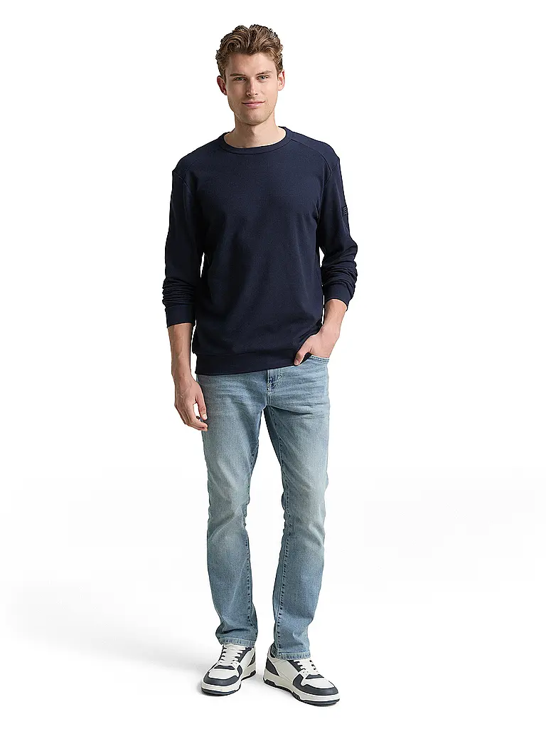 TOM TAILOR | Langarmshirt | Blu scuro