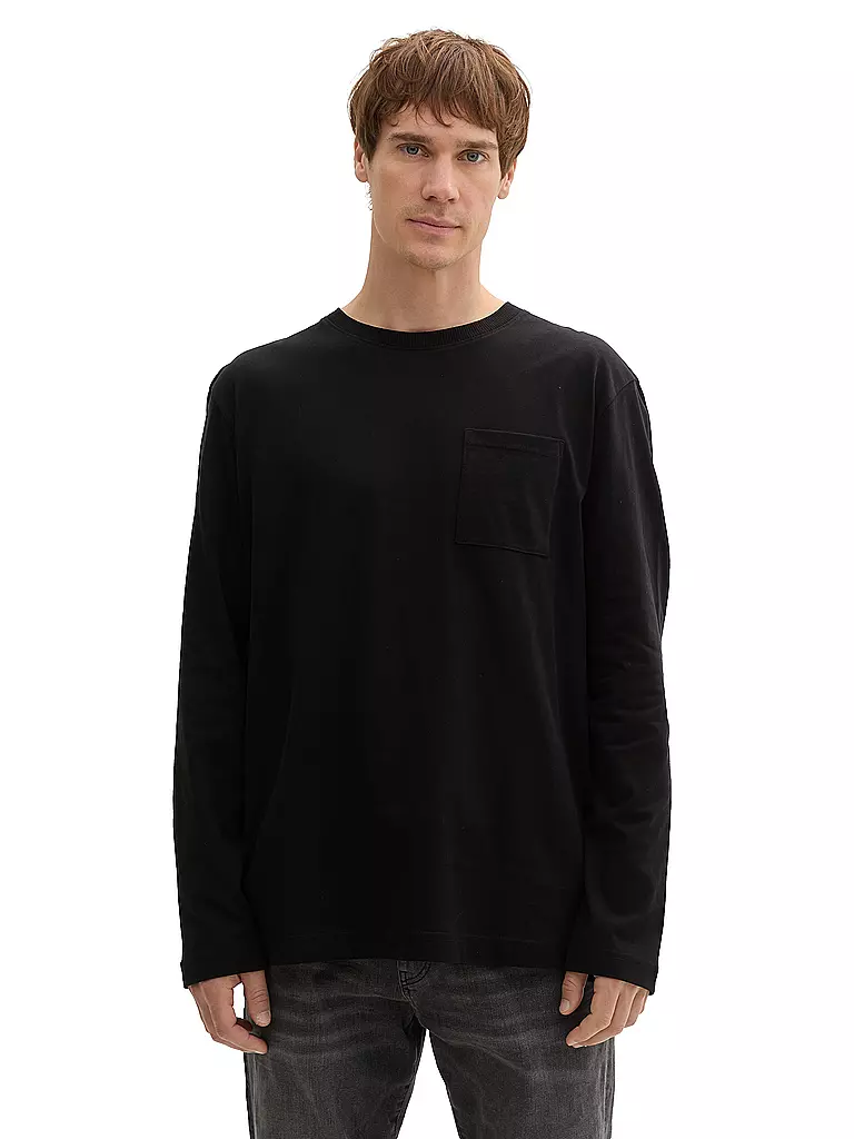 TOM TAILOR | Langarmshirt | Nero