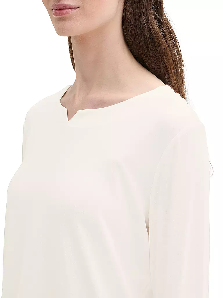 TOM TAILOR | Langarmshirt | Bianco