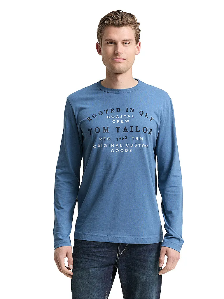 TOM TAILOR | Langarmshirt | Blu
