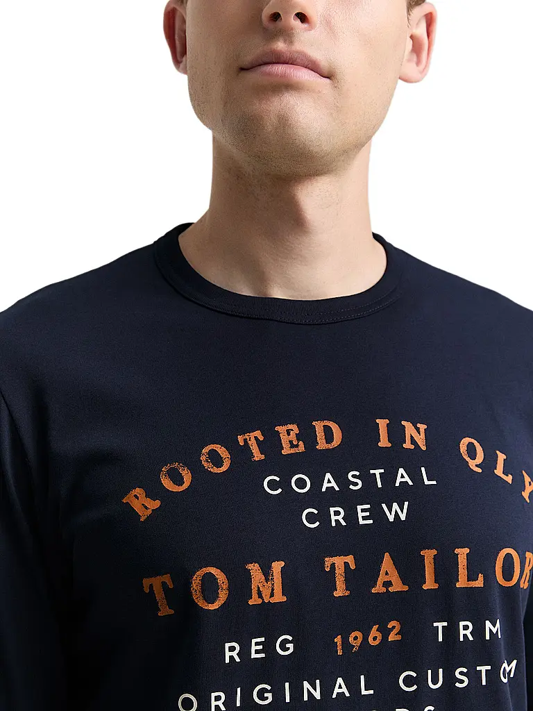 TOM TAILOR | Langarmshirt | Blu