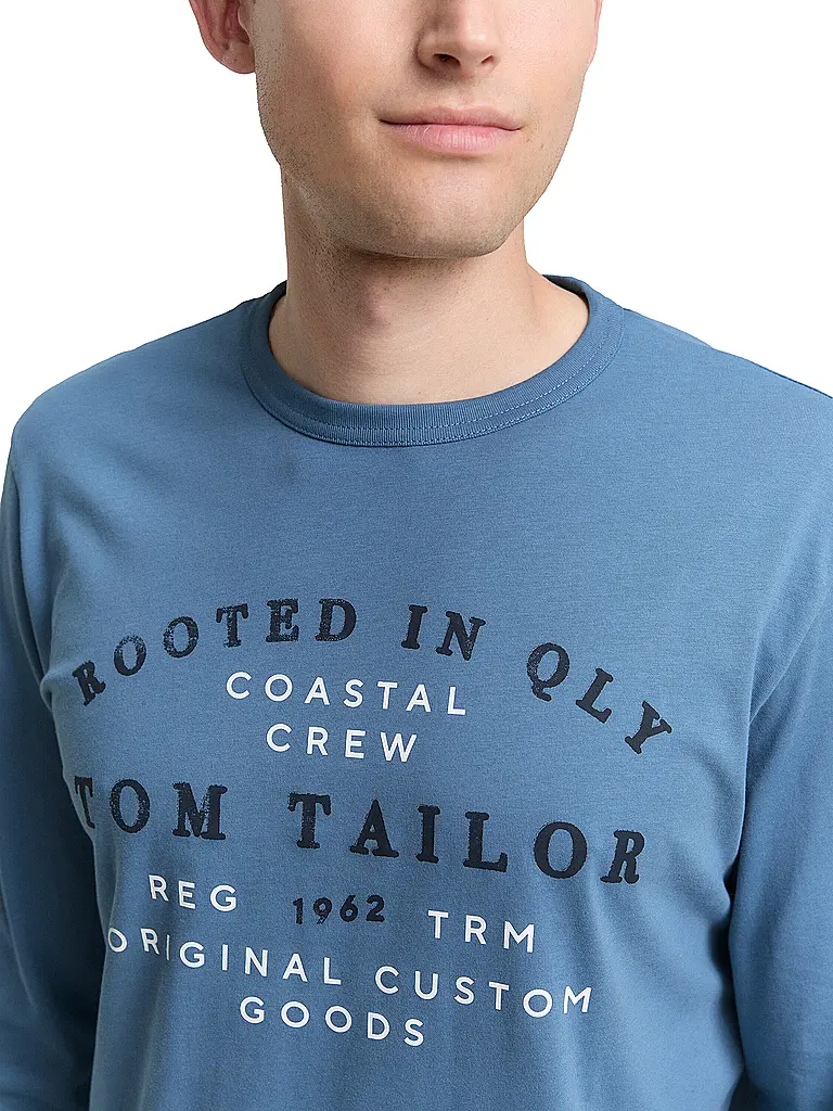 TOM TAILOR | Langarmshirt | Blu