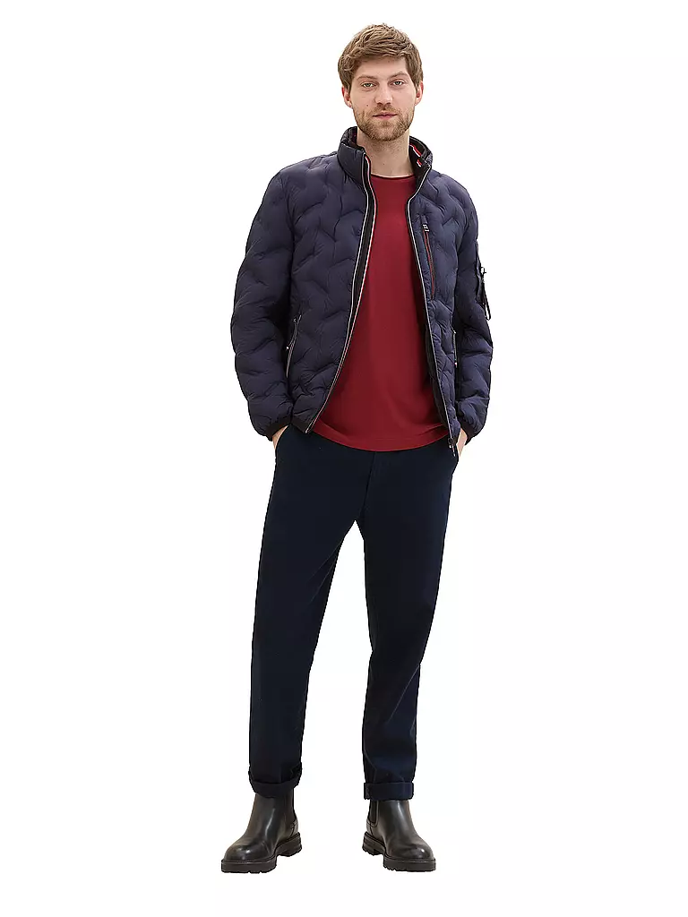 TOM TAILOR | Leichtsteppjacke | Blu scuro