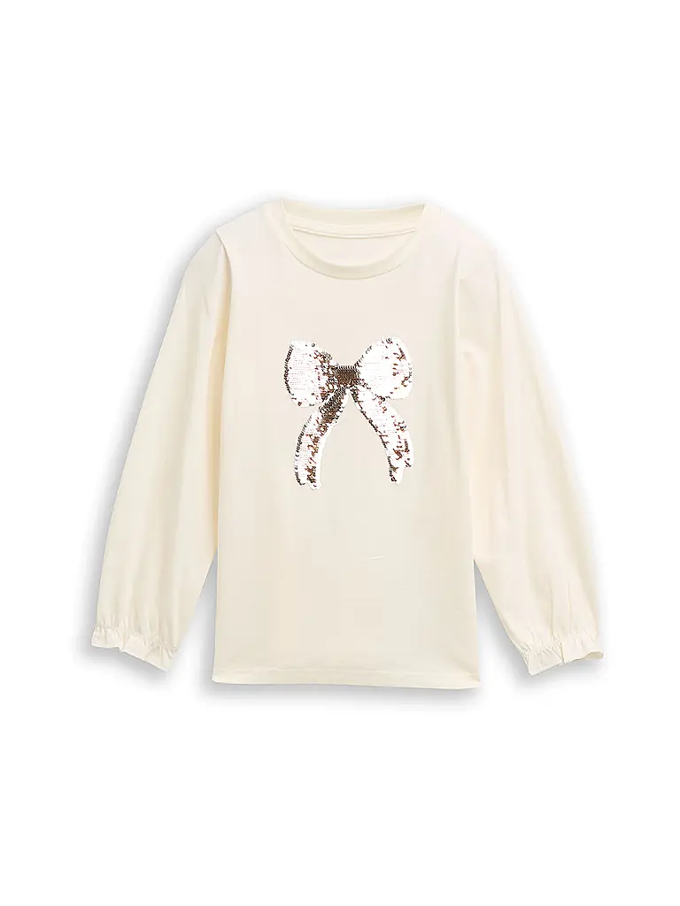 TOM TAILOR | Mädchen Langarmshirt  | Bianco