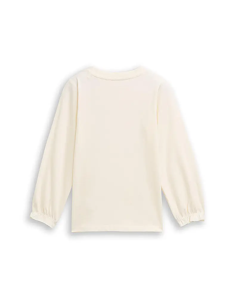 TOM TAILOR | Mädchen Langarmshirt  | Bianco