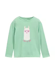 TOM TAILOR | Maglietta a maniche lunghe da ragazza | Verde chiaro