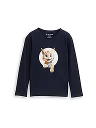 TOM TAILOR | Maglietta a maniche lunghe da ragazza | Blu scuro