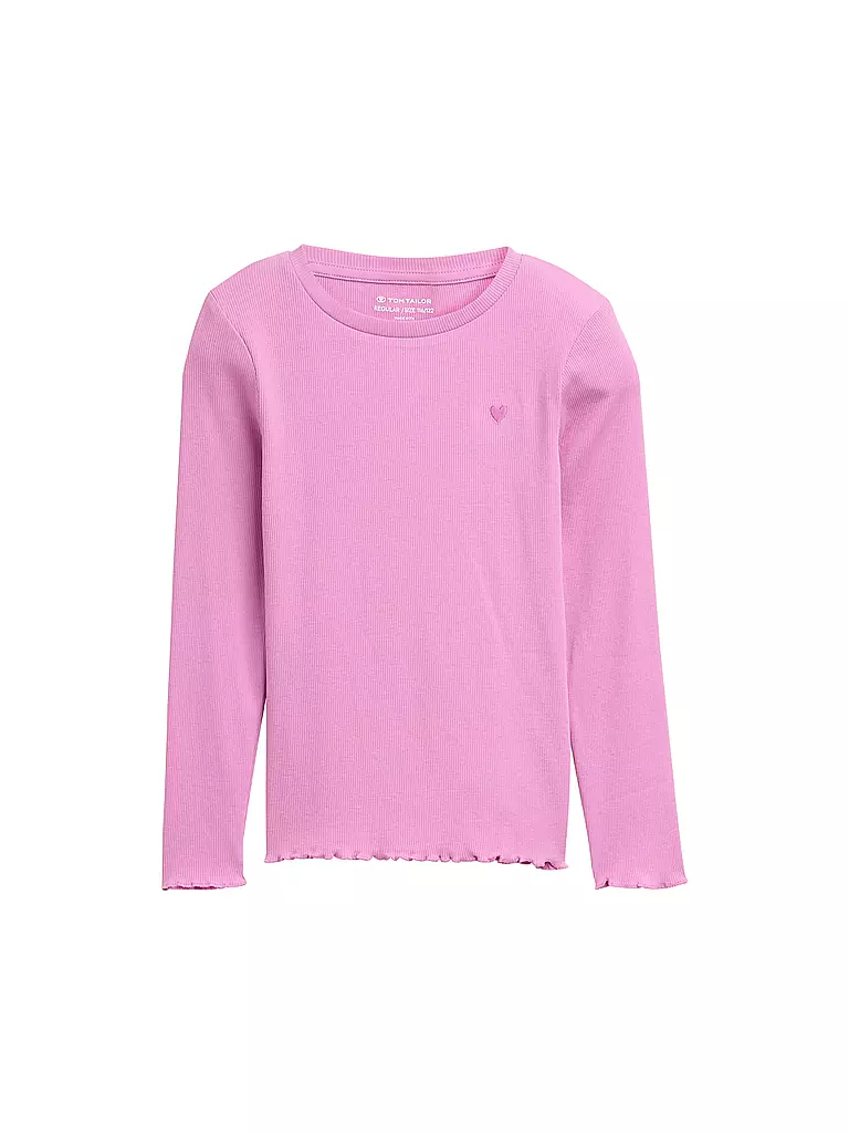 TOM TAILOR | Maglietta a maniche lunghe da ragazza | Fucsia