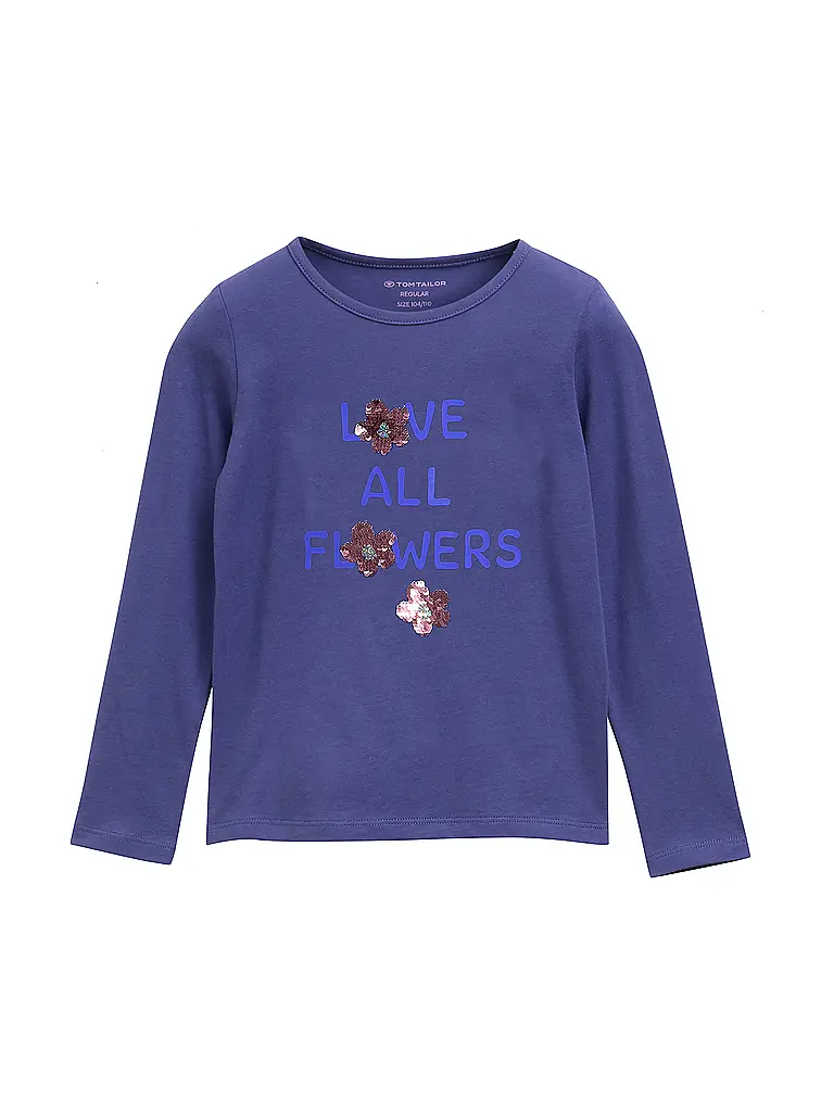 TOM TAILOR | Maglietta a maniche lunghe da ragazza | Blu scuro