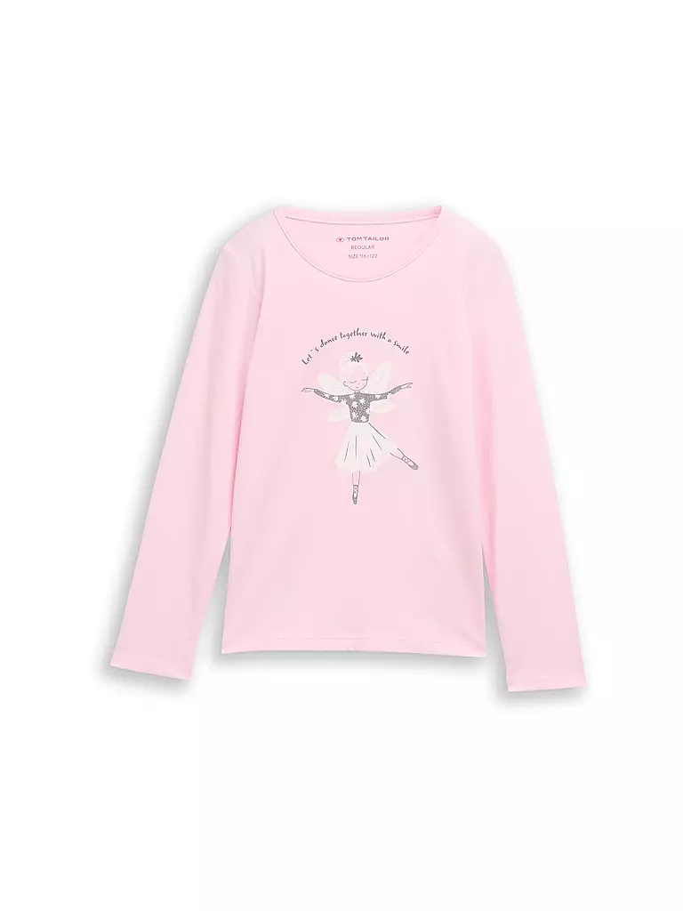 TOM TAILOR | Maglietta a maniche lunghe da ragazza | Rosa