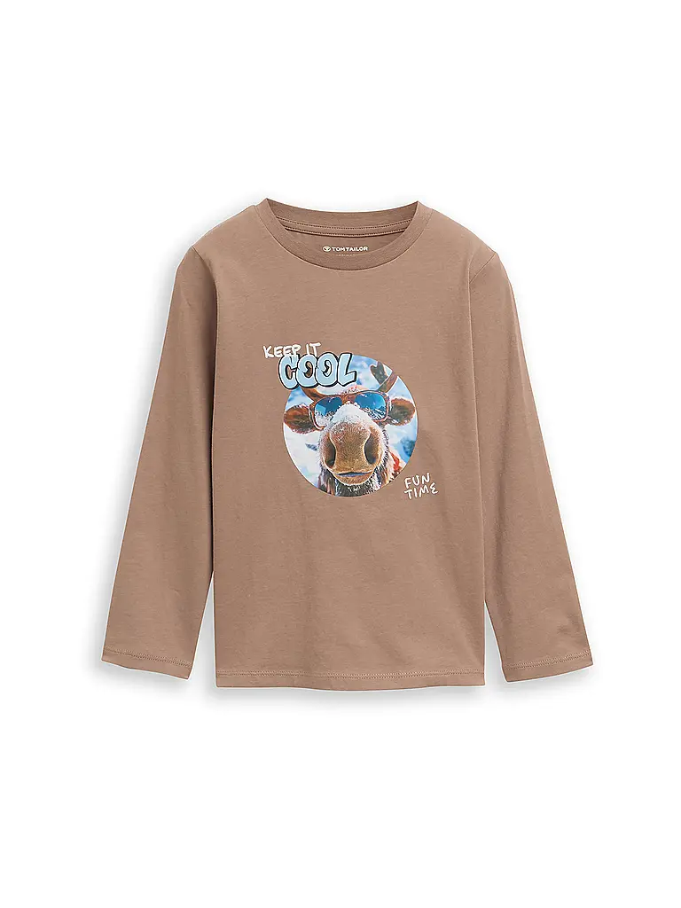 TOM TAILOR | Maglietta a maniche lunghe da ragazzo | Beige