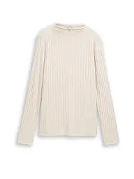 TOM TAILOR | Maglietta a maniche lunghe | Beige