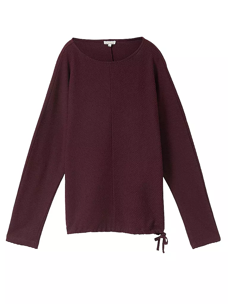 TOM TAILOR | Maglietta a maniche lunghe | Rosso scuro