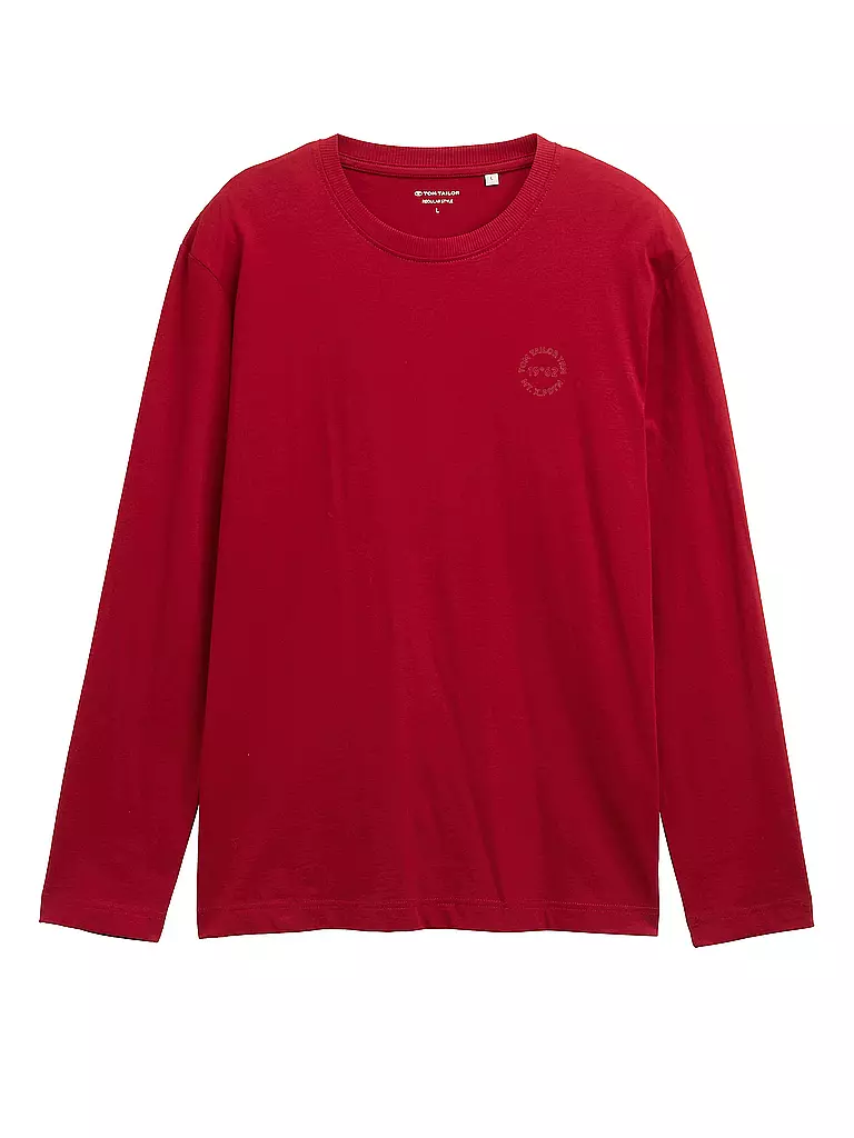 TOM TAILOR | Maglietta a maniche lunghe | Rosso