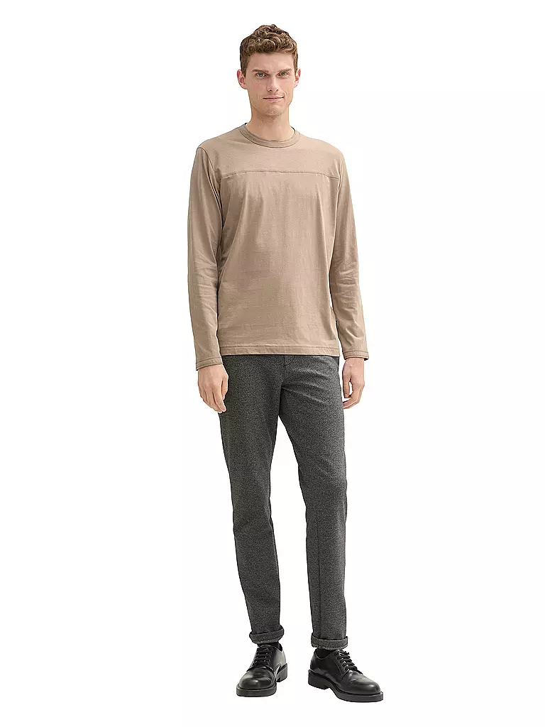 TOM TAILOR | Maglietta a maniche lunghe | Marrone