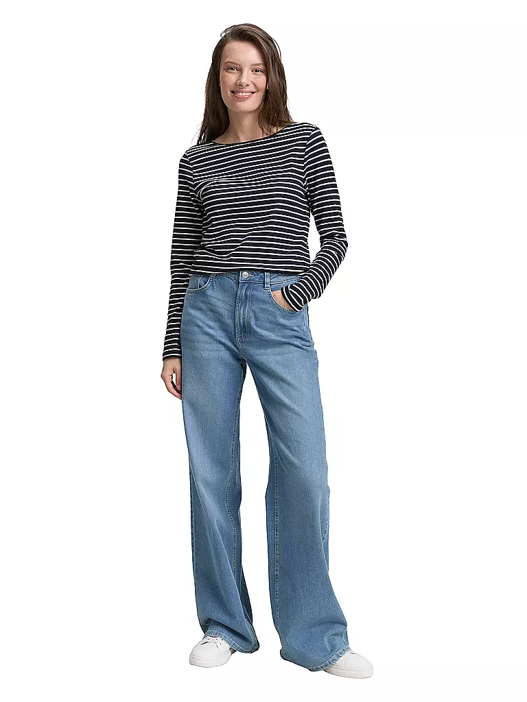 TOM TAILOR | Maglietta a maniche lunghe | Blu scuro