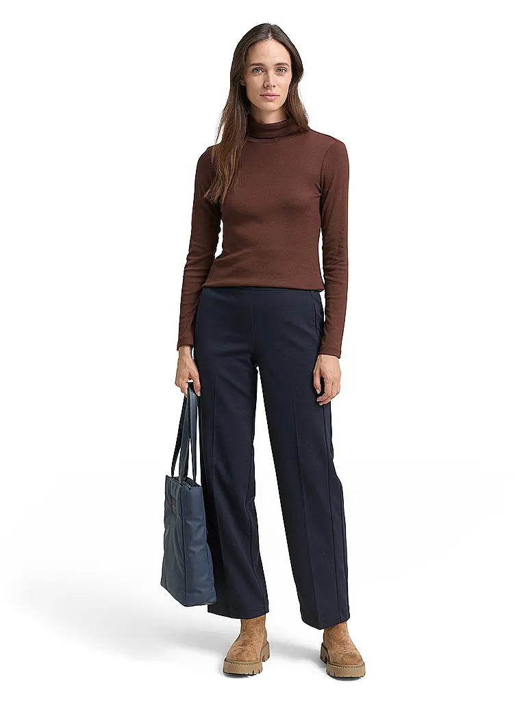 TOM TAILOR | Maglietta a maniche lunghe | Marrone