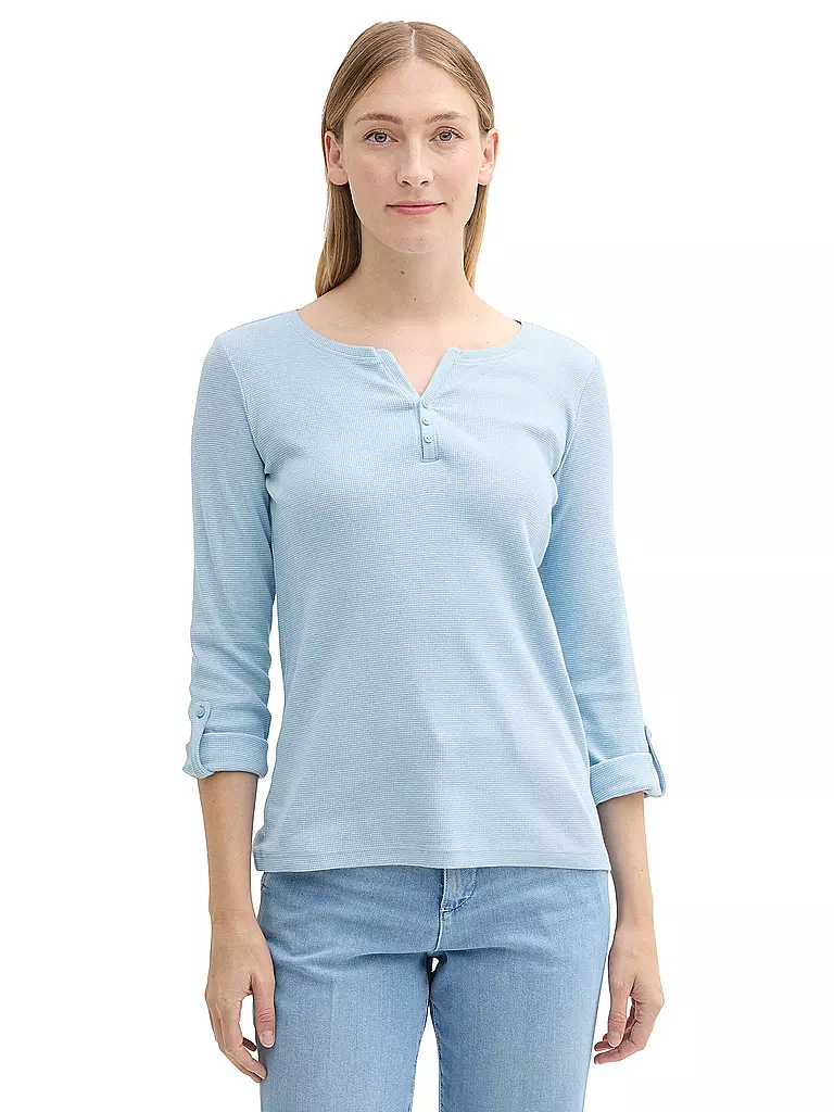 TOM TAILOR | Maglietta a maniche lunghe | Blu chiaro