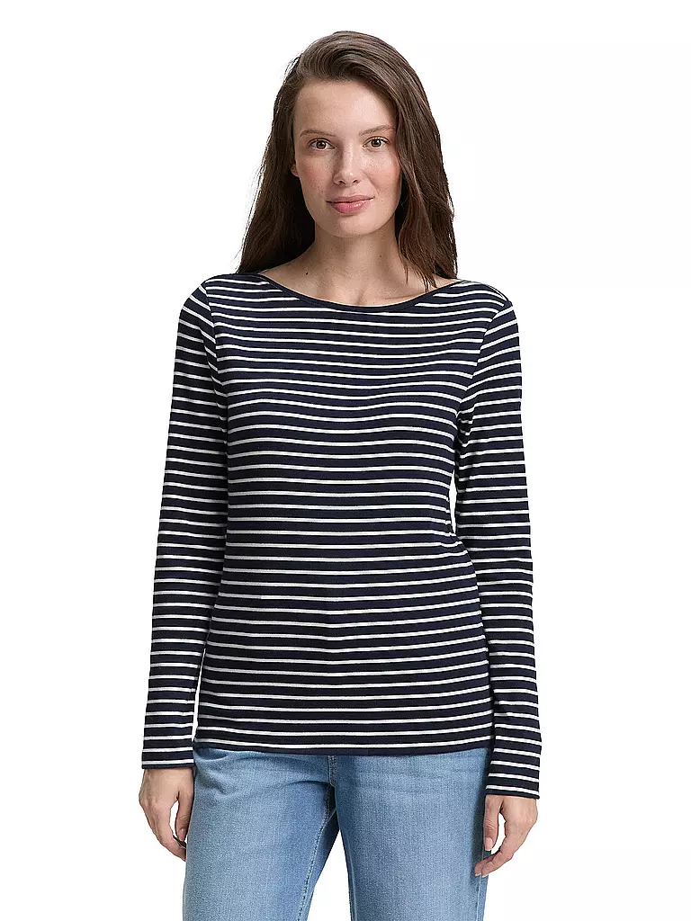TOM TAILOR | Maglietta a maniche lunghe | Blu scuro