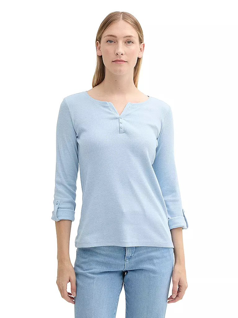 TOM TAILOR | Maglietta a maniche lunghe | Blu chiaro