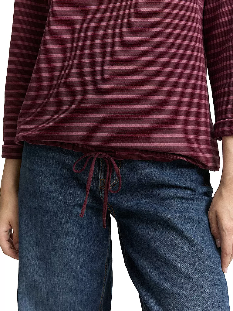 TOM TAILOR | Maglietta | Rosso scuro